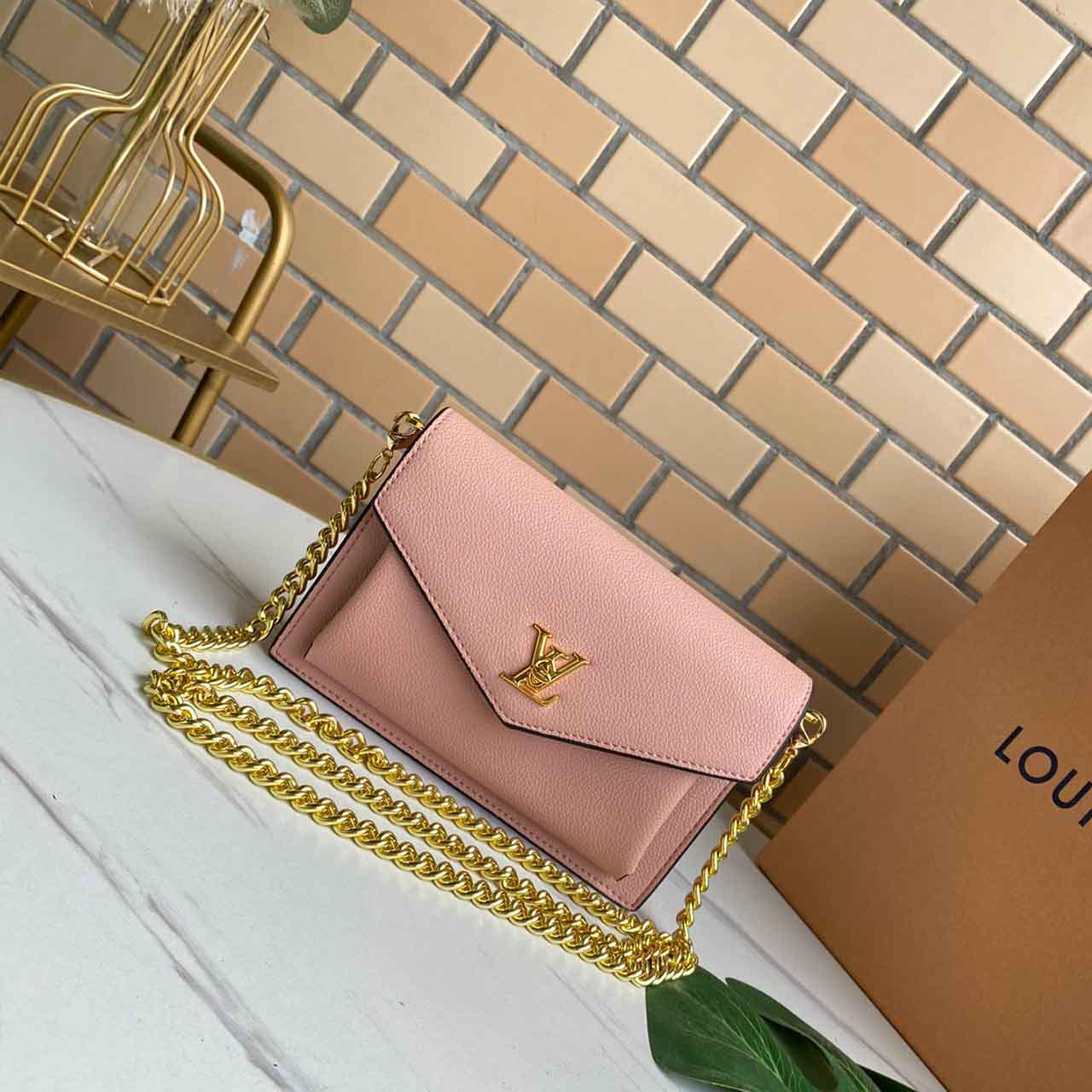 Louis Vuitton Mylockme Chain Bolsa M55902 Negro-15