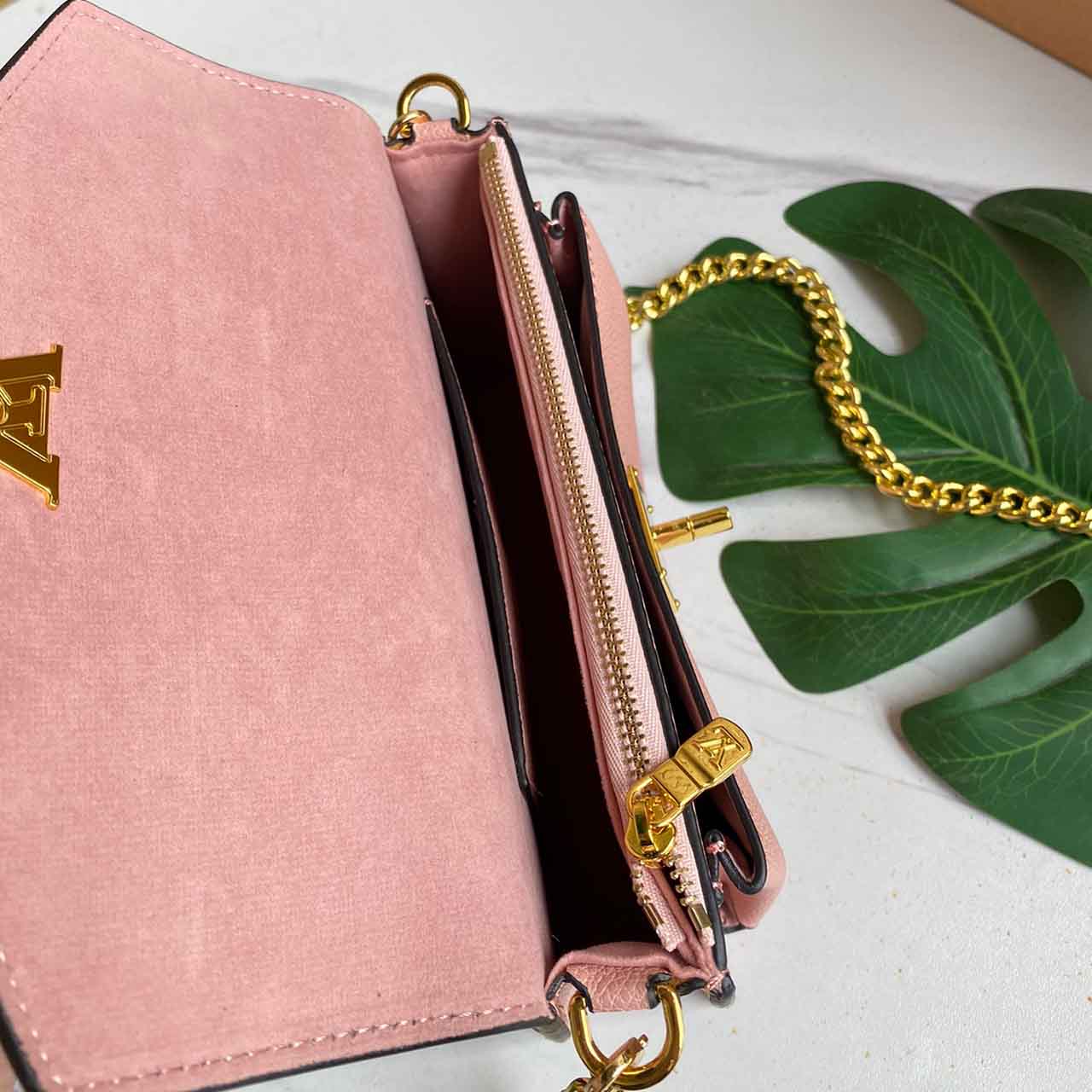 Louis Vuitton Mylockme Chain Bolsa M55902 Negro-16