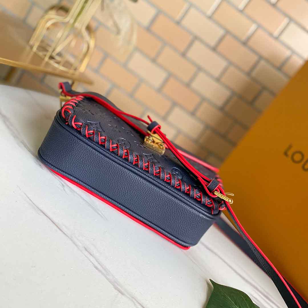 Louis Vuitton Pochette Metis M44881 Navy Blue/Beige-4
