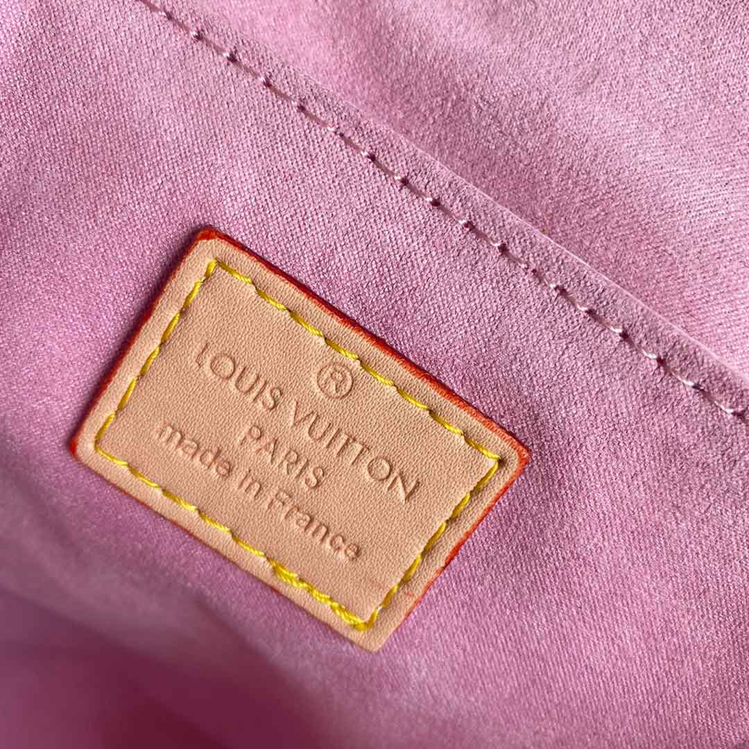 Louis Vuitton Tiny Mochila M45764 Rosa/azul-1
