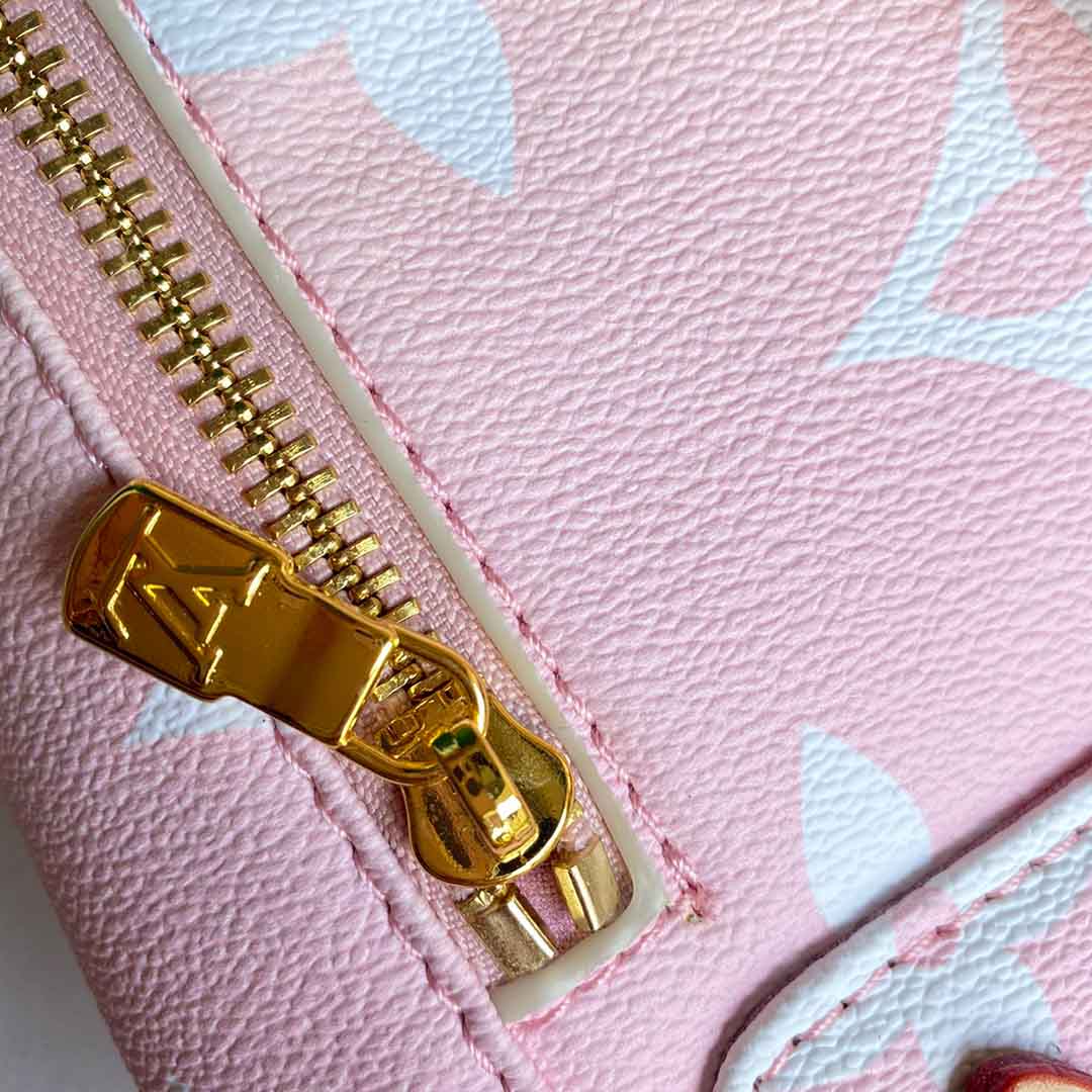 Louis Vuitton Tiny Mochila M45764 Rosa/azul-2