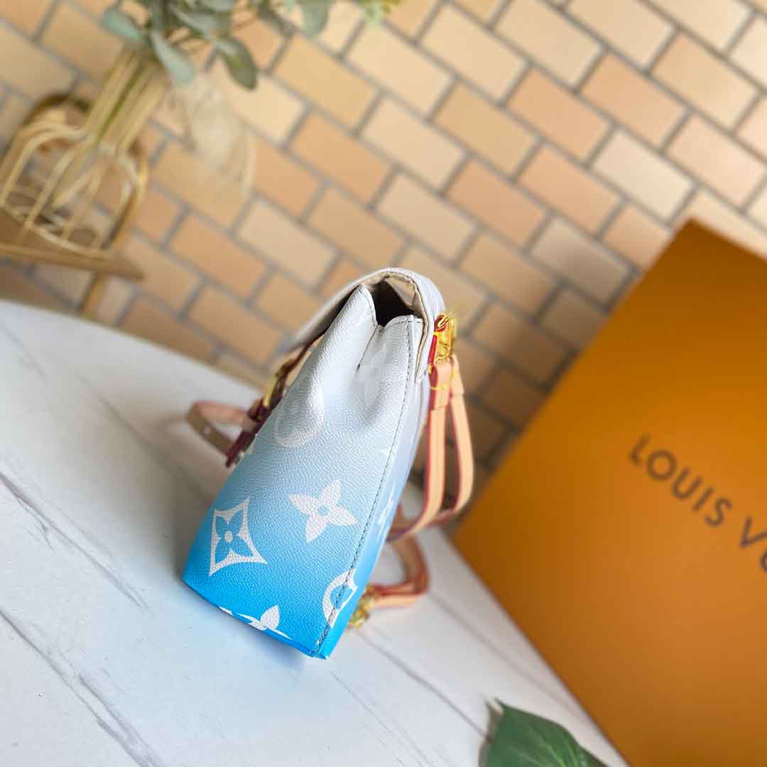 Louis Vuitton Tiny Mochila M45764 Rosa/azul-13