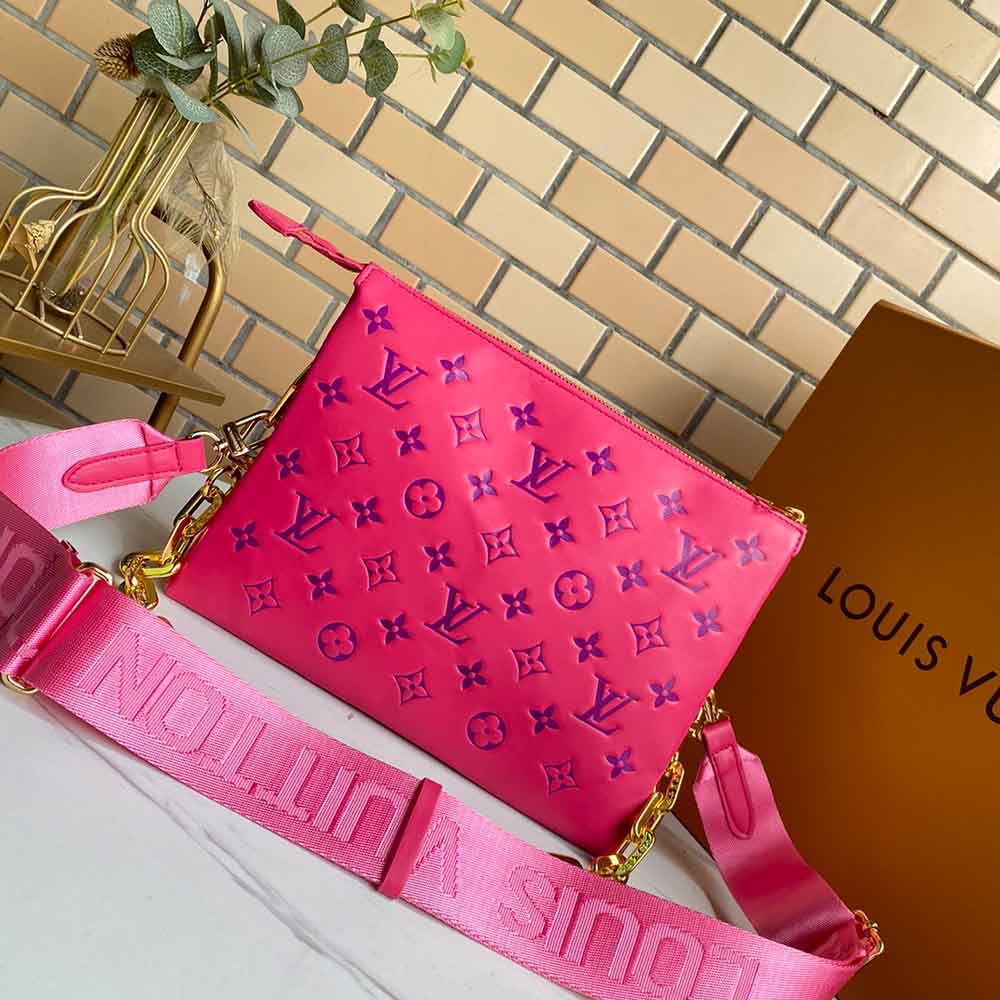 Louis Vuitton Coussin PM M58628 Pink/Dark Blue-1