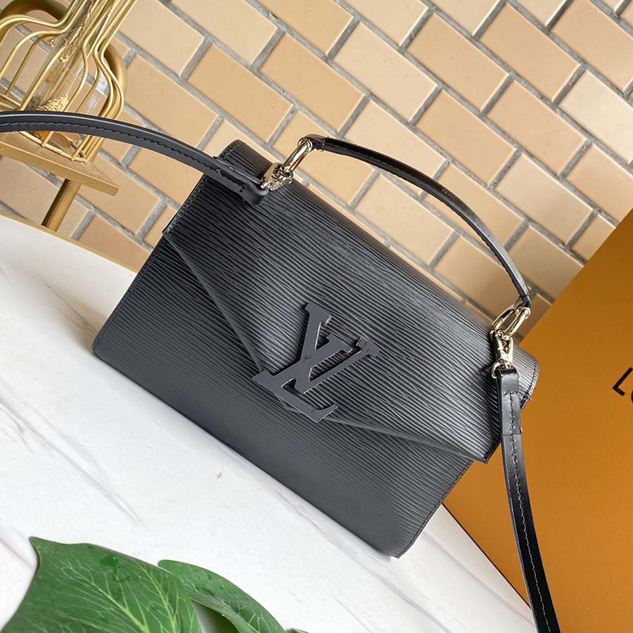 Louis Vuitton Pochette Grenelle Negro/Blanco/Verde-1