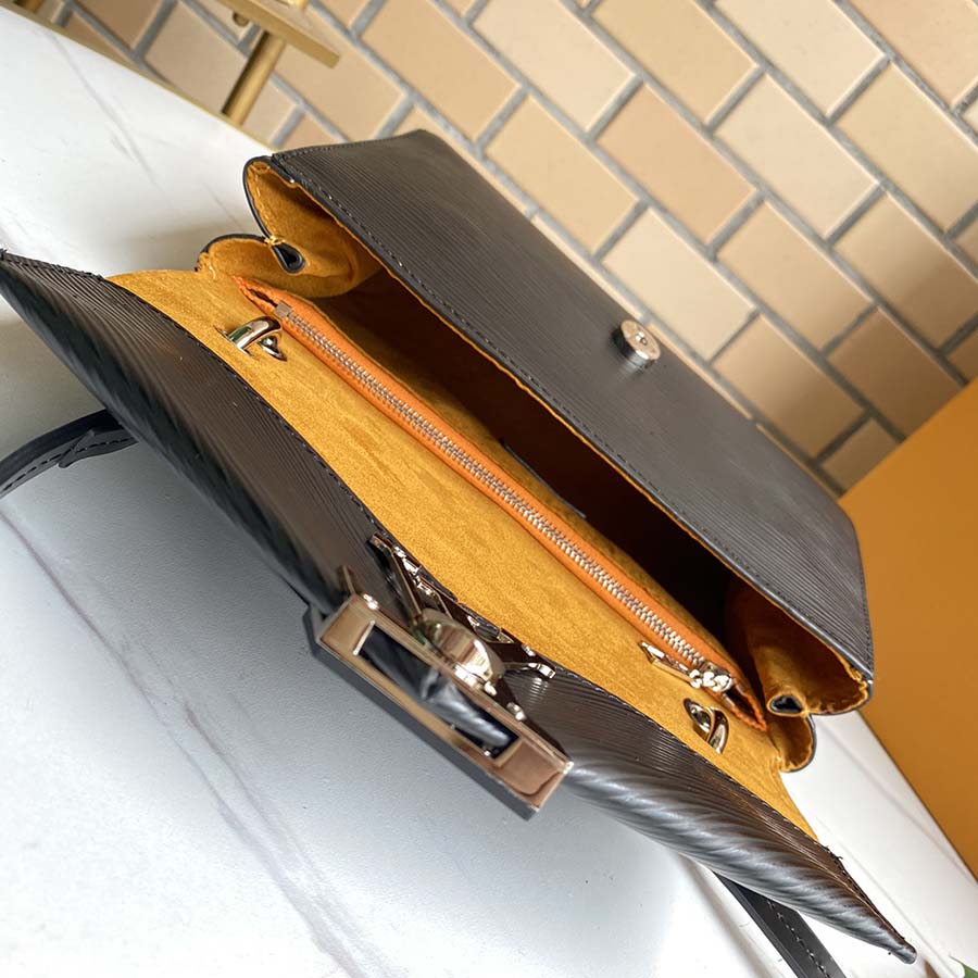 Louis Vuitton Pochette Grenelle Negro/Blanco/Verde-4