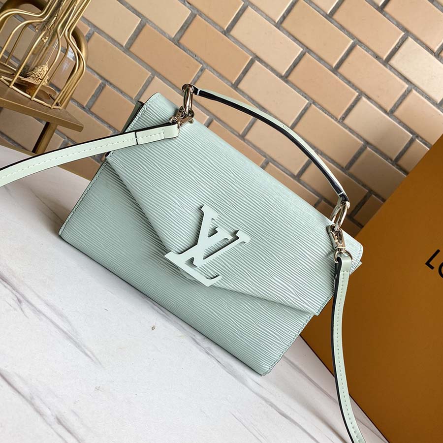 Louis Vuitton Pochette Grenelle Negro/Blanco/Verde-9