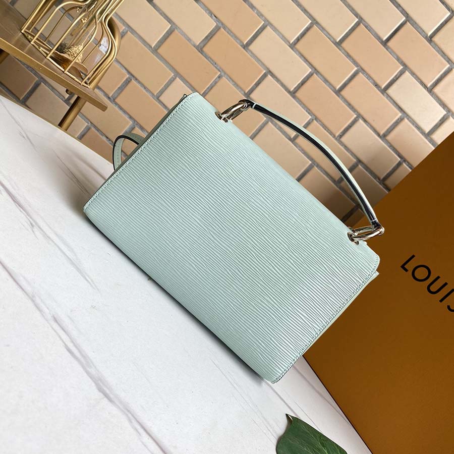 Louis Vuitton Pochette Grenelle Negro/Blanco/Verde-11