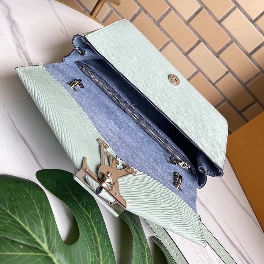 Louis Vuitton Pochette Grenelle Negro/Blanco/Verde-12