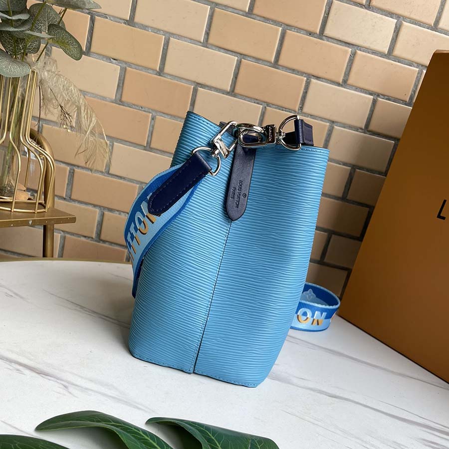 Louis Vuitton Neonoe Bb Blue/Beige/Orange-5