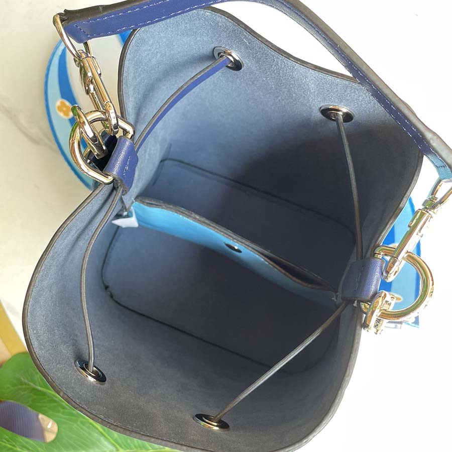 Louis Vuitton Neonoe Bb Blue/Beige/Orange-7