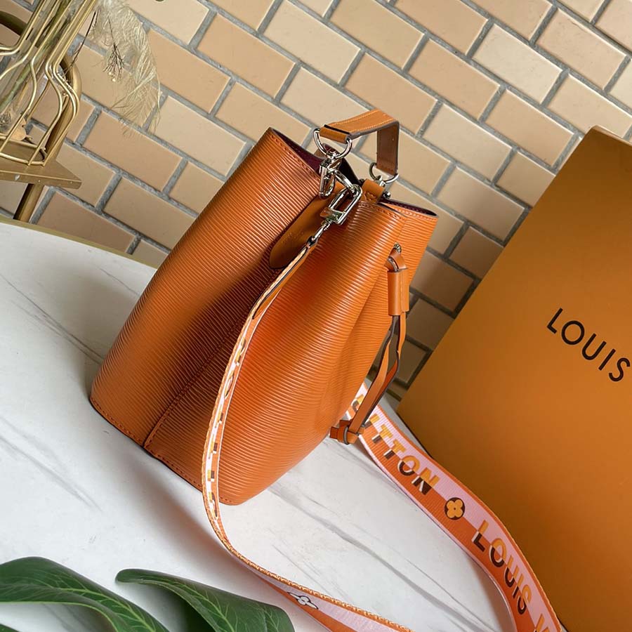 Louis Vuitton Neonoe Bb Blue/Beige/Orange-9