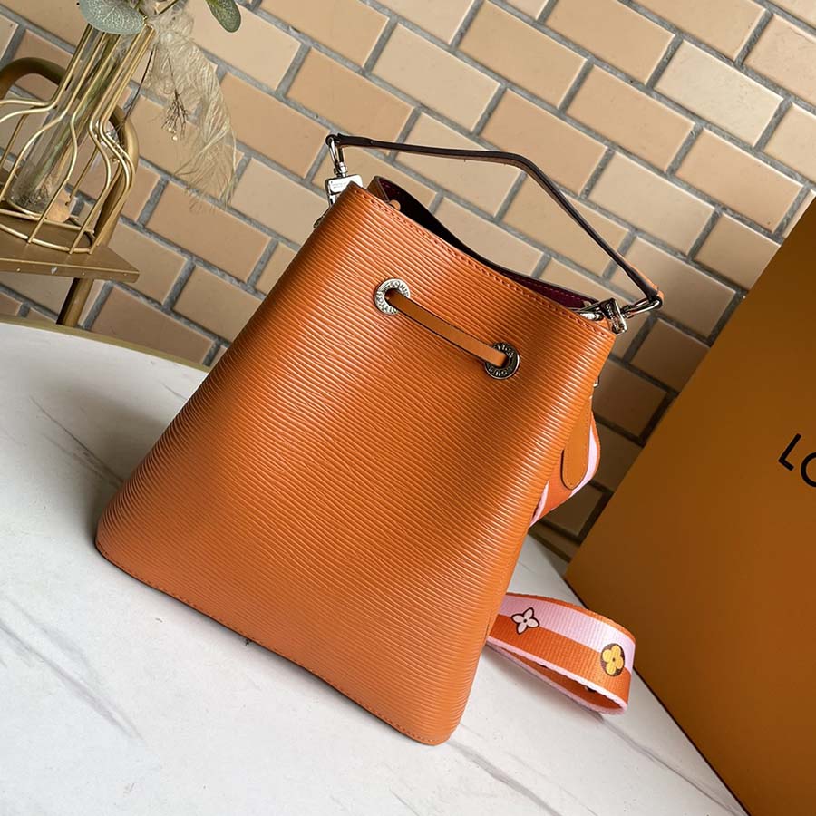 Louis Vuitton Neonoe Bb Blue/Beige/Orange-10