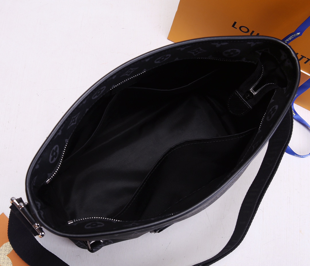 Louis Vuitton Besace Zippee Negro/Amarillo-4