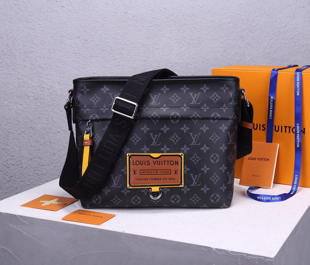 Louis Vuitton Besace Zippee Negro/Amarillo-5