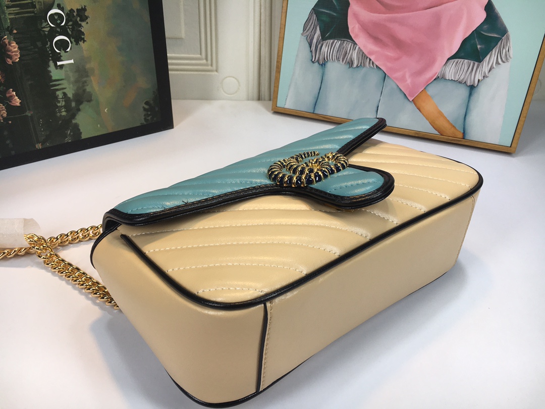 Gucci en línea exclusiva Marmont Small Bolsas-3