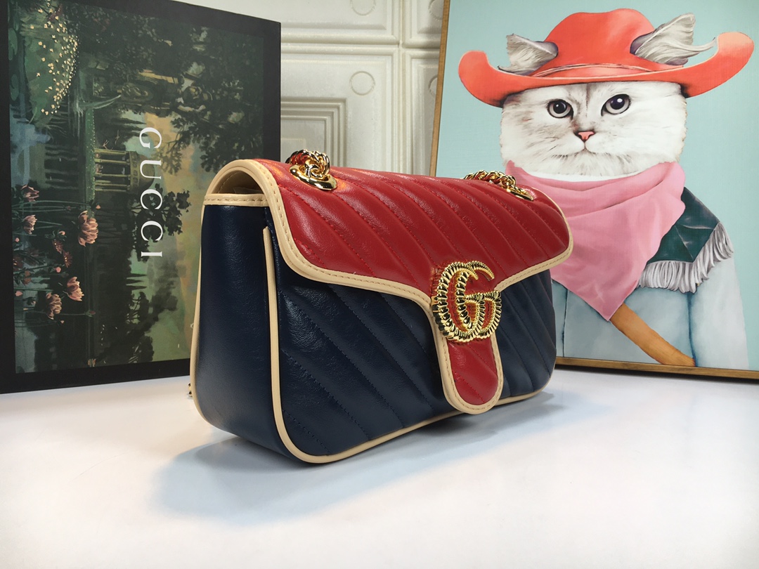 Gucci en línea exclusiva Marmont Small Bolsas-6