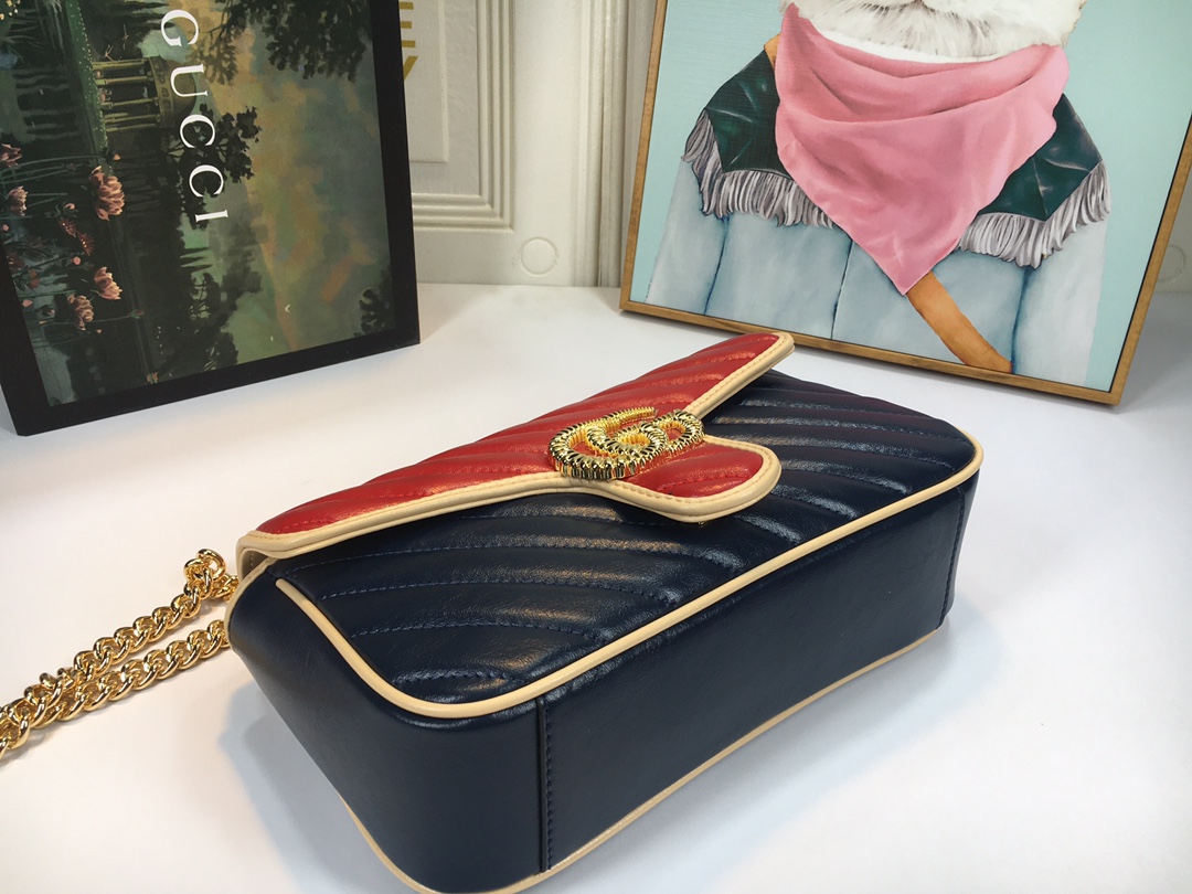Gucci en línea exclusiva Marmont Small Bolsas-8