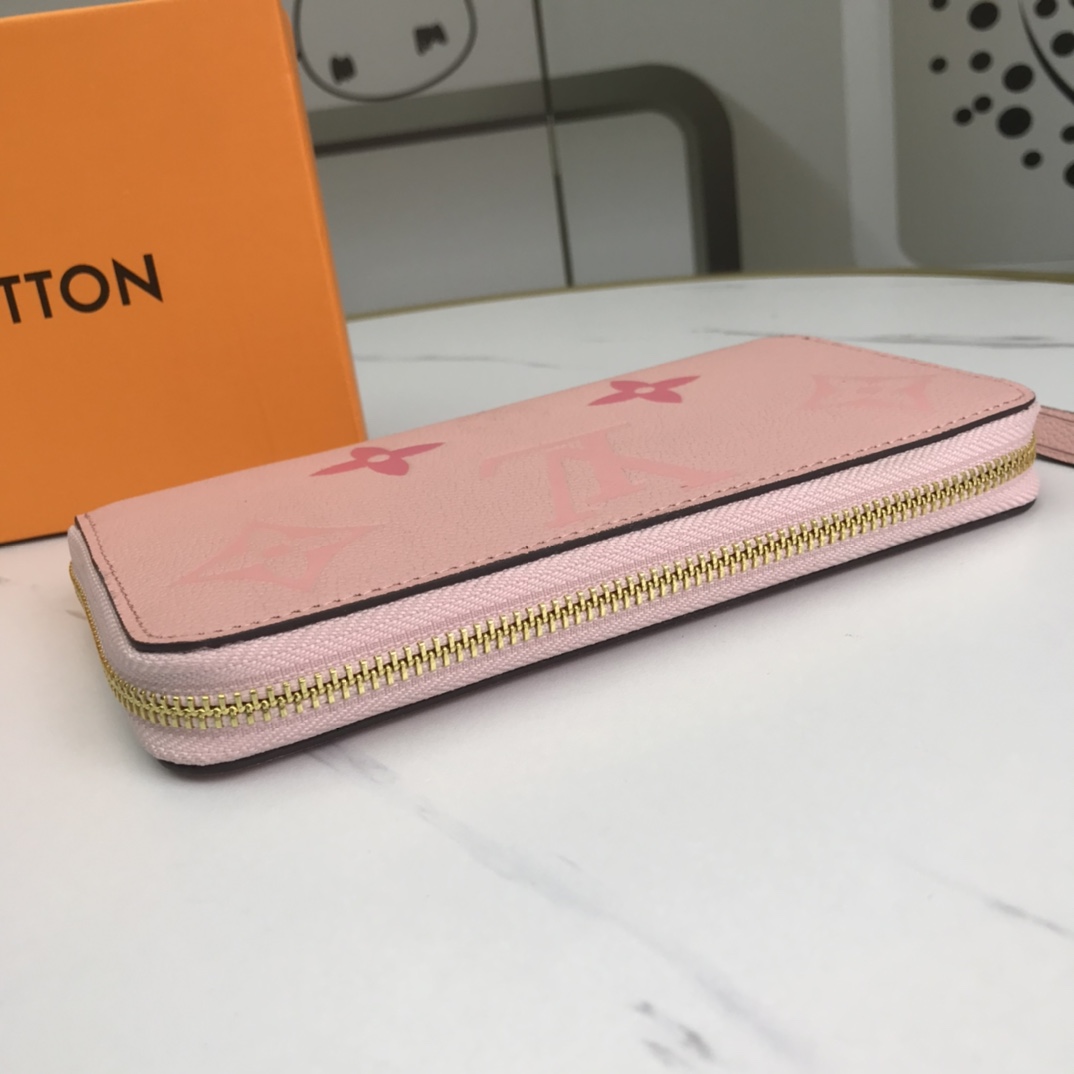 Louis Vuitton Zippy Wallet Pink/Blue/Brown-2