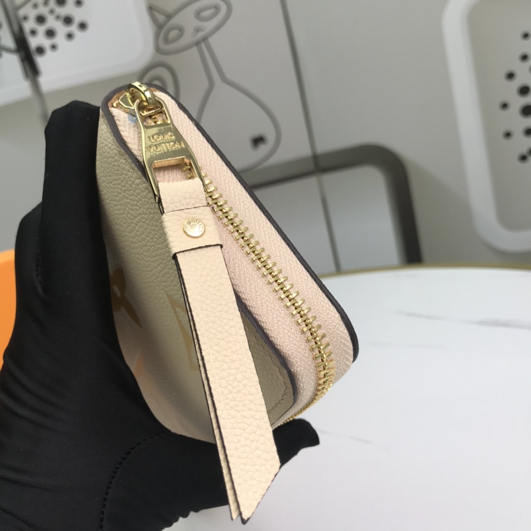 Louis Vuitton Zippy Wallet Pink/Blue/Brown-11