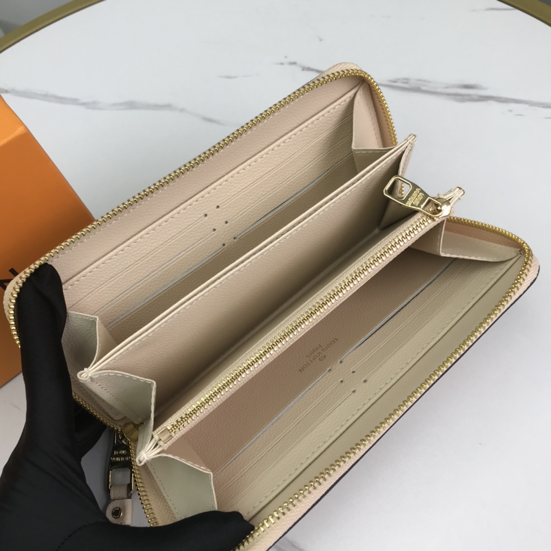 Louis Vuitton Zippy Wallet Pink/Blue/Brown-16