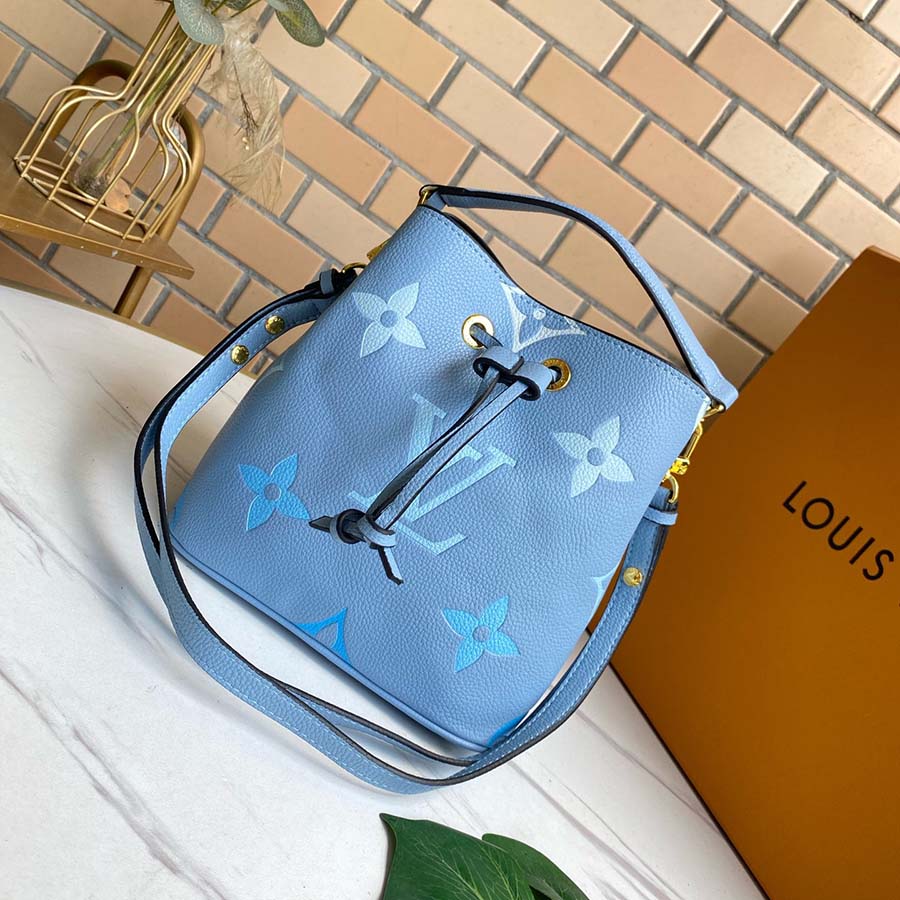 Louis Vuitton Neonoe BB Backet Bolsa Blue/Beige/Pink-1