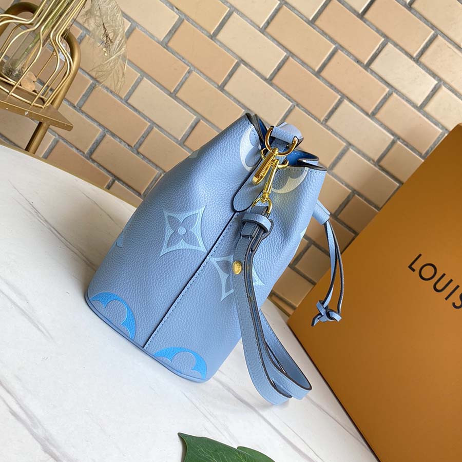 Louis Vuitton Neonoe BB Backet Bolsa Blue/Beige/Pink-2