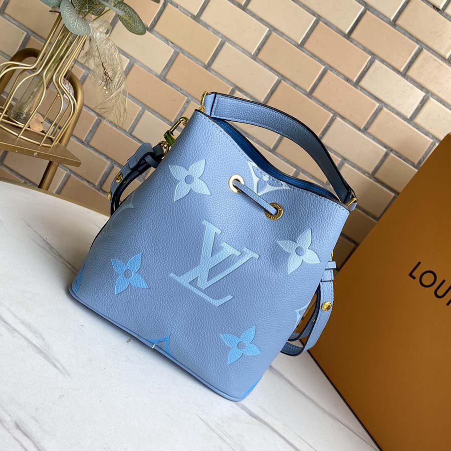 Louis Vuitton Neonoe BB Backet Bolsa Blue/Beige/Pink-3