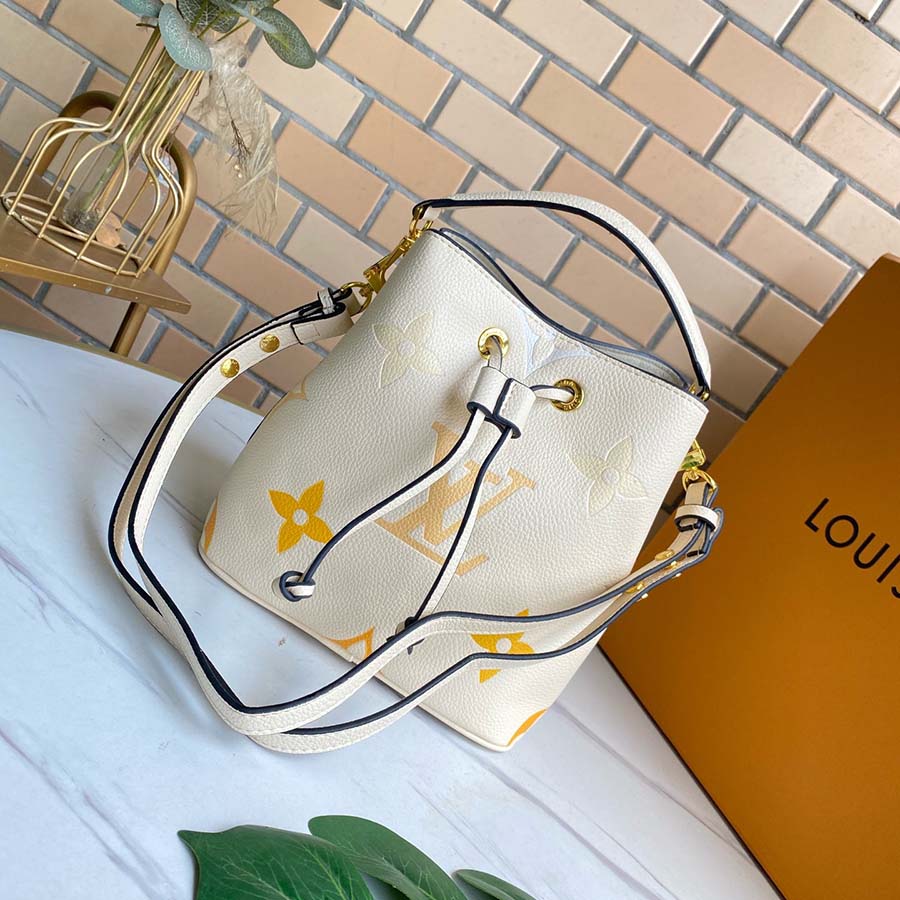 Louis Vuitton Neonoe BB Backet Bolsa Blue/Beige/Pink-5