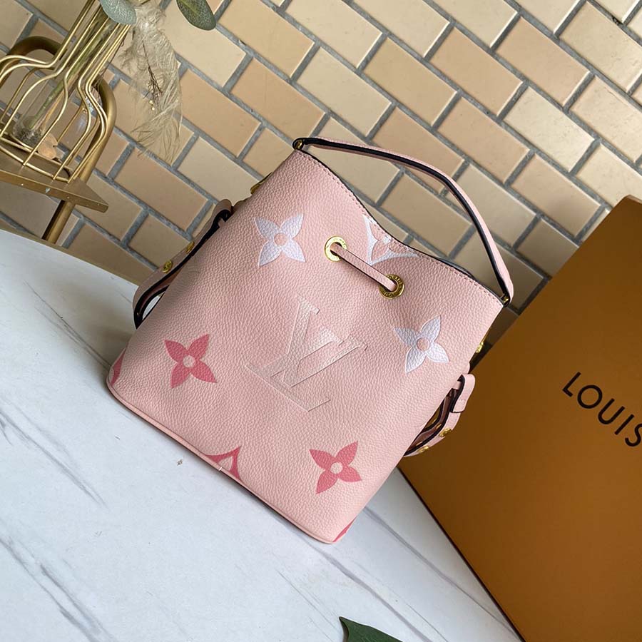 Louis Vuitton Neonoe BB Backet Bolsa Blue/Beige/Pink-11