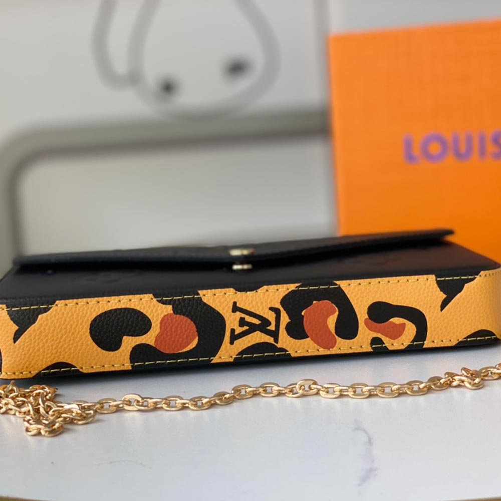 Louis Vuitton AAA-LEOPARD Felicie Pochette M64065-1