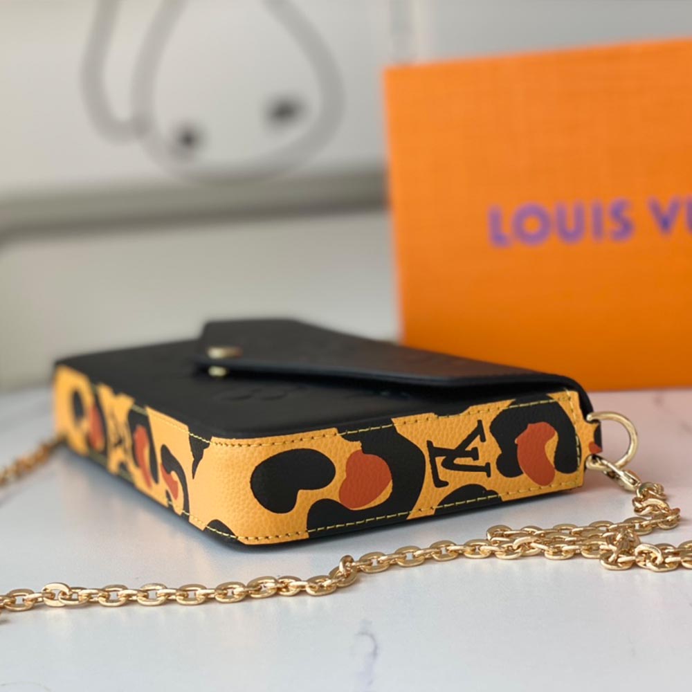 Louis Vuitton AAA-LEOPARD Felicie Pochette M64065-2