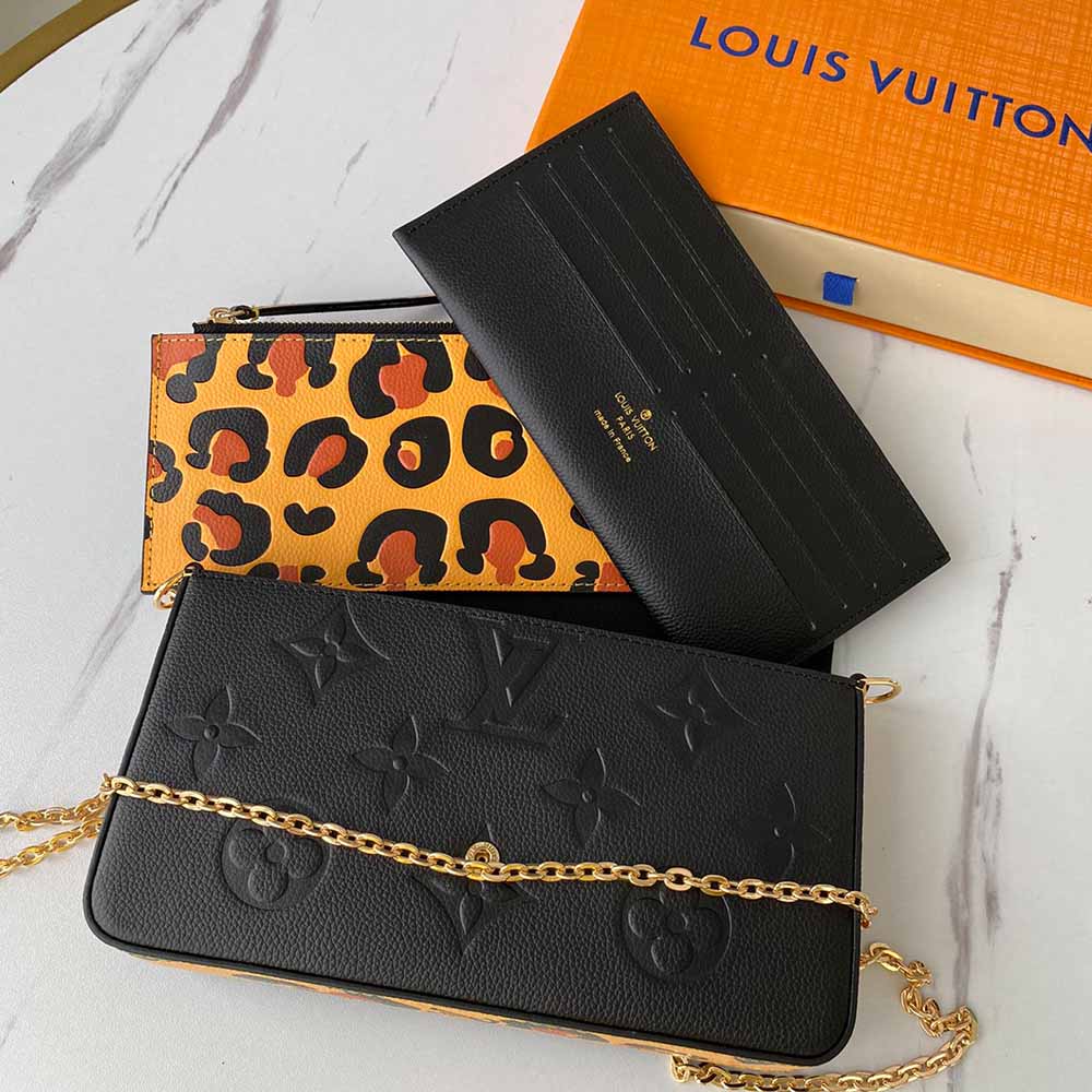Louis Vuitton AAA-LEOPARD Felicie Pochette M64065-9