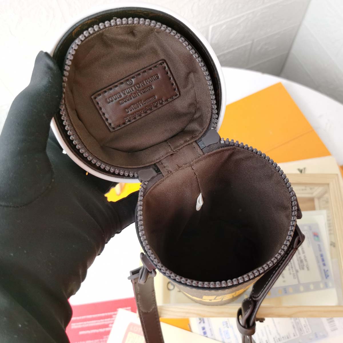 bolsa de taza de café Louis Vuitton-16