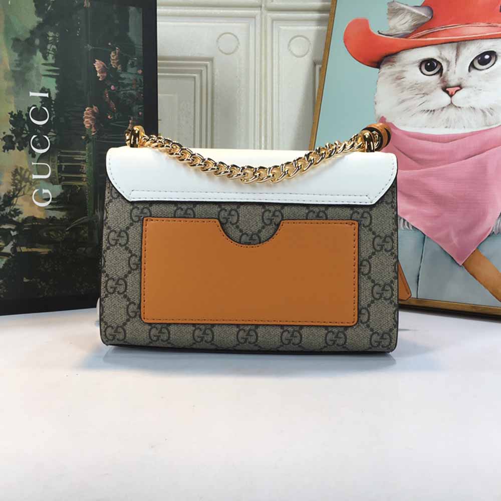 Gucci candado de hombro pequeño 409487-3