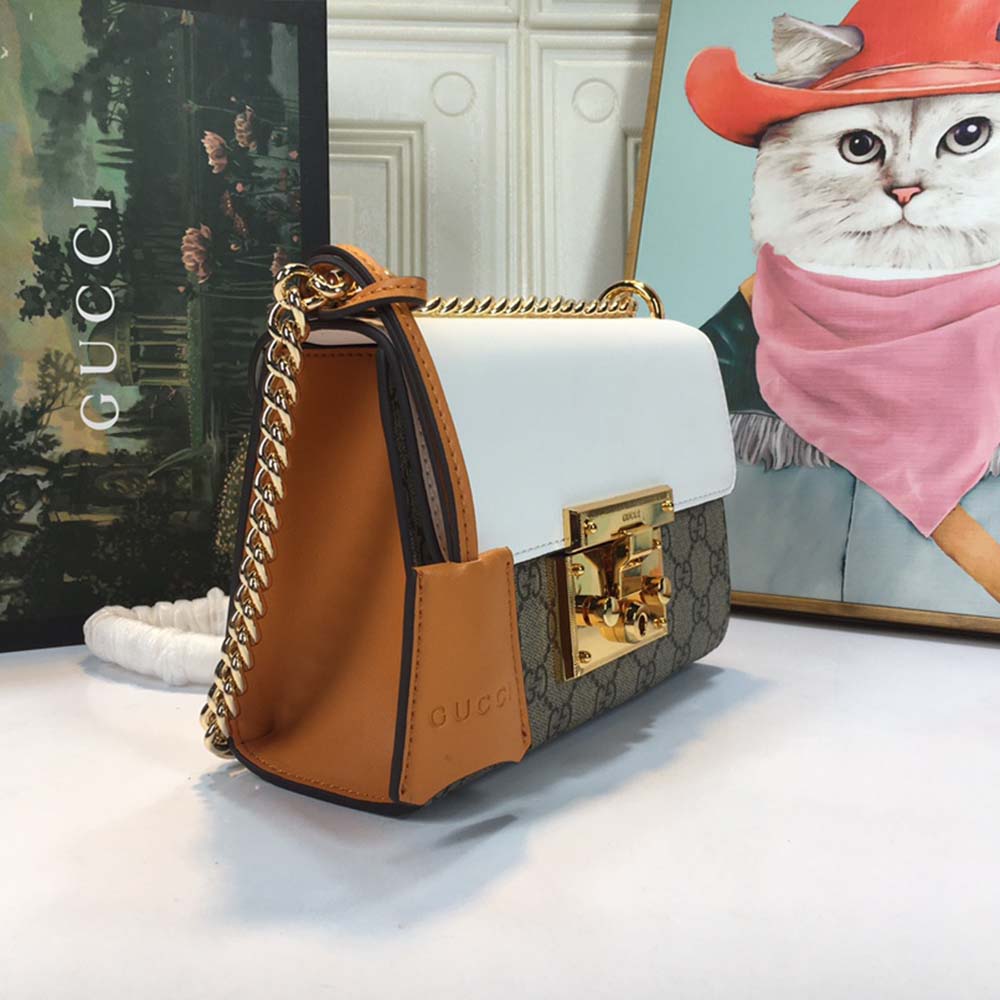 Gucci candado de hombro pequeño 409487-5