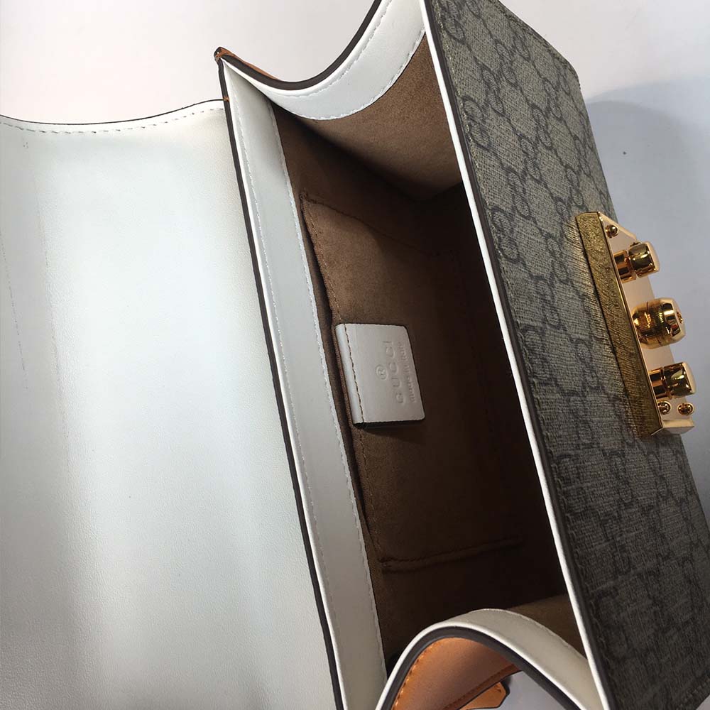 Gucci candado de hombro pequeño 409487-6
