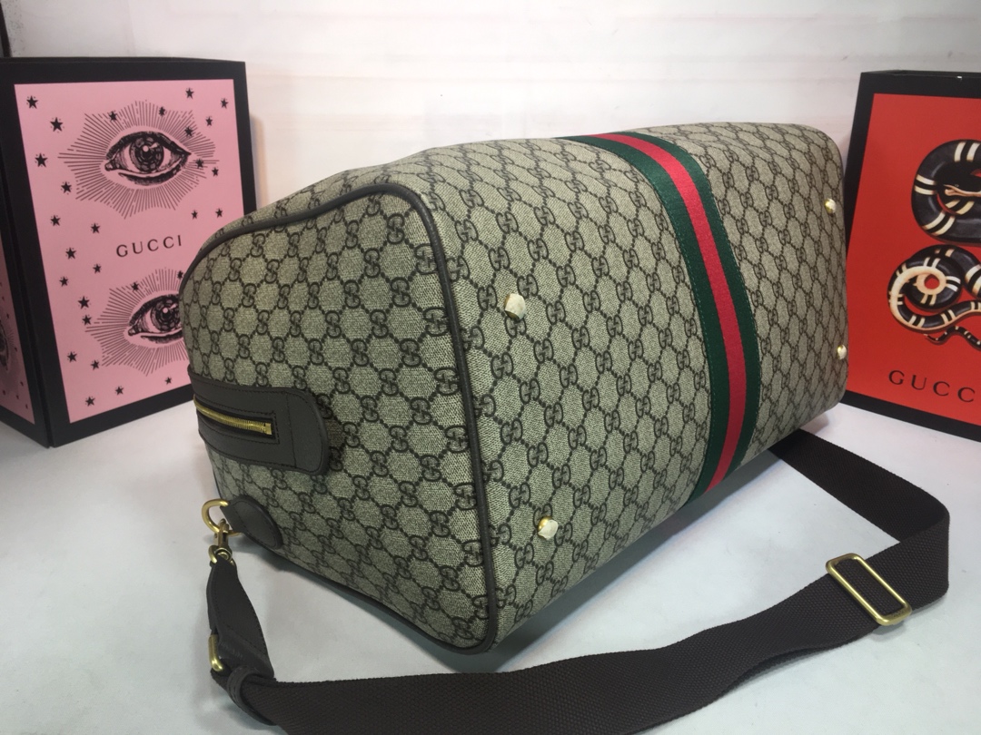 Gucci Ophidia Medium Carry-On Duffle Beige/Negro-3