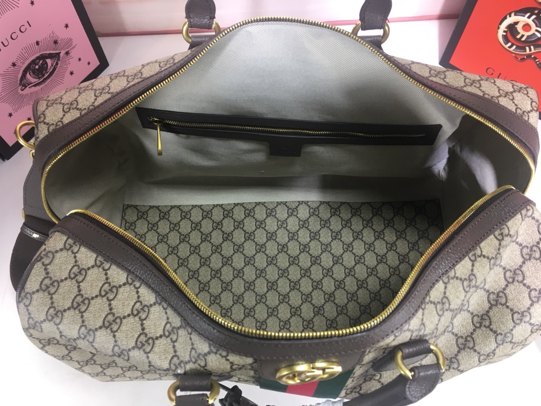 Gucci Ophidia Medium Carry-On Duffle Beige/Negro-4