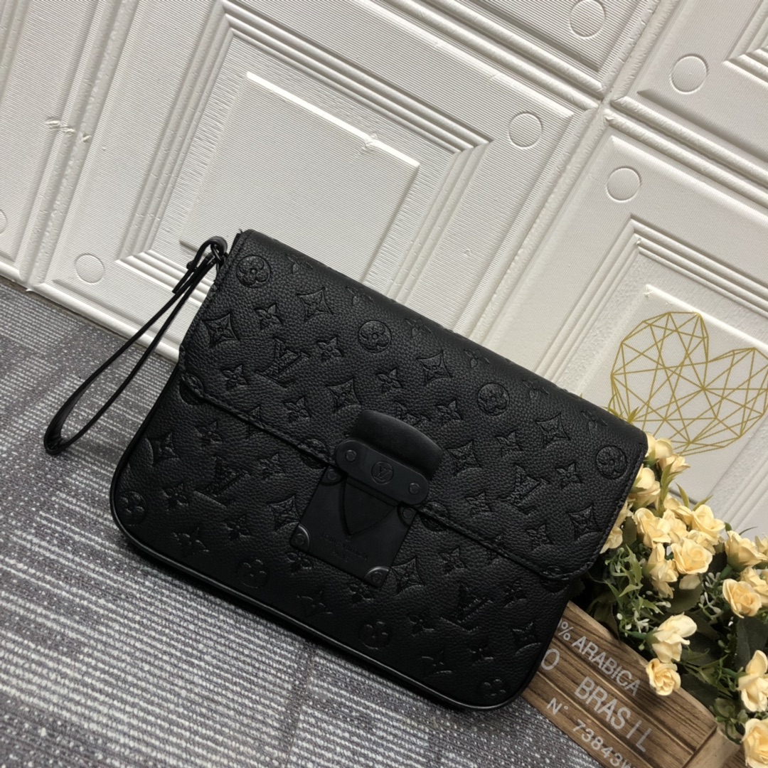 Louis Vuitton S Lock A4 Pouch M80560-1