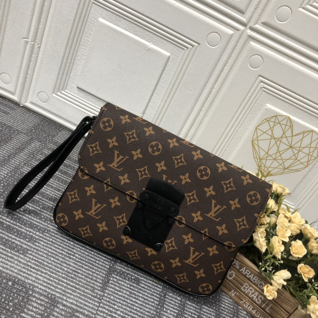 Louis Vuitton S Lock A4 Pouch M80560-10