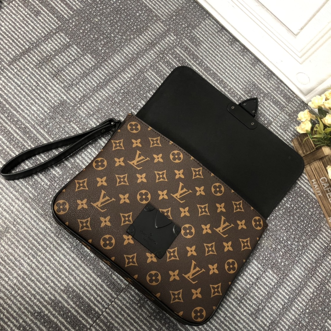 Louis Vuitton S Lock A4 Pouch M80560-13