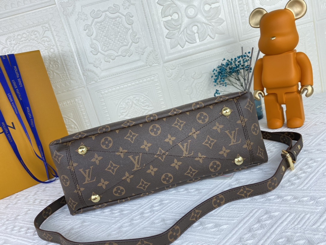 Louis Vuitton Pallas MM Monogram Negro/Rojo/Pink-18