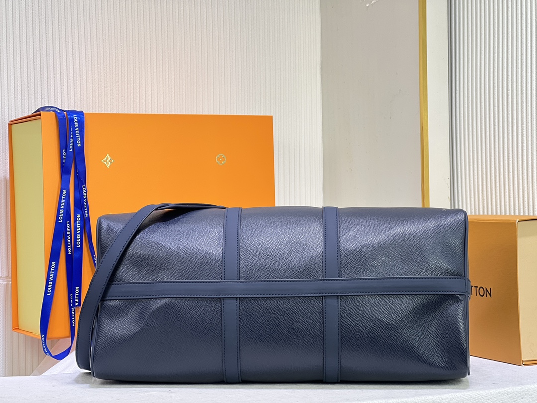 Louis Vuitton Keepall Bandouliere 50 M45975 Azul-6