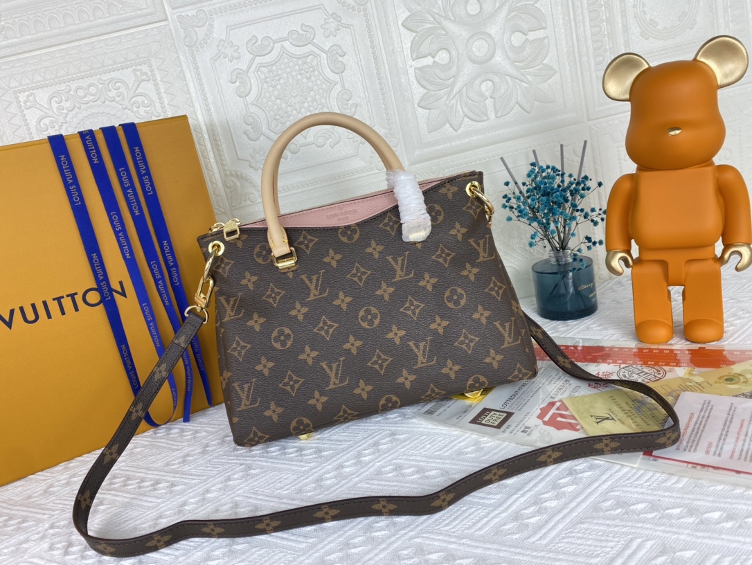 Louis Vuitton Pallas BB negro/rojo/rosa-9