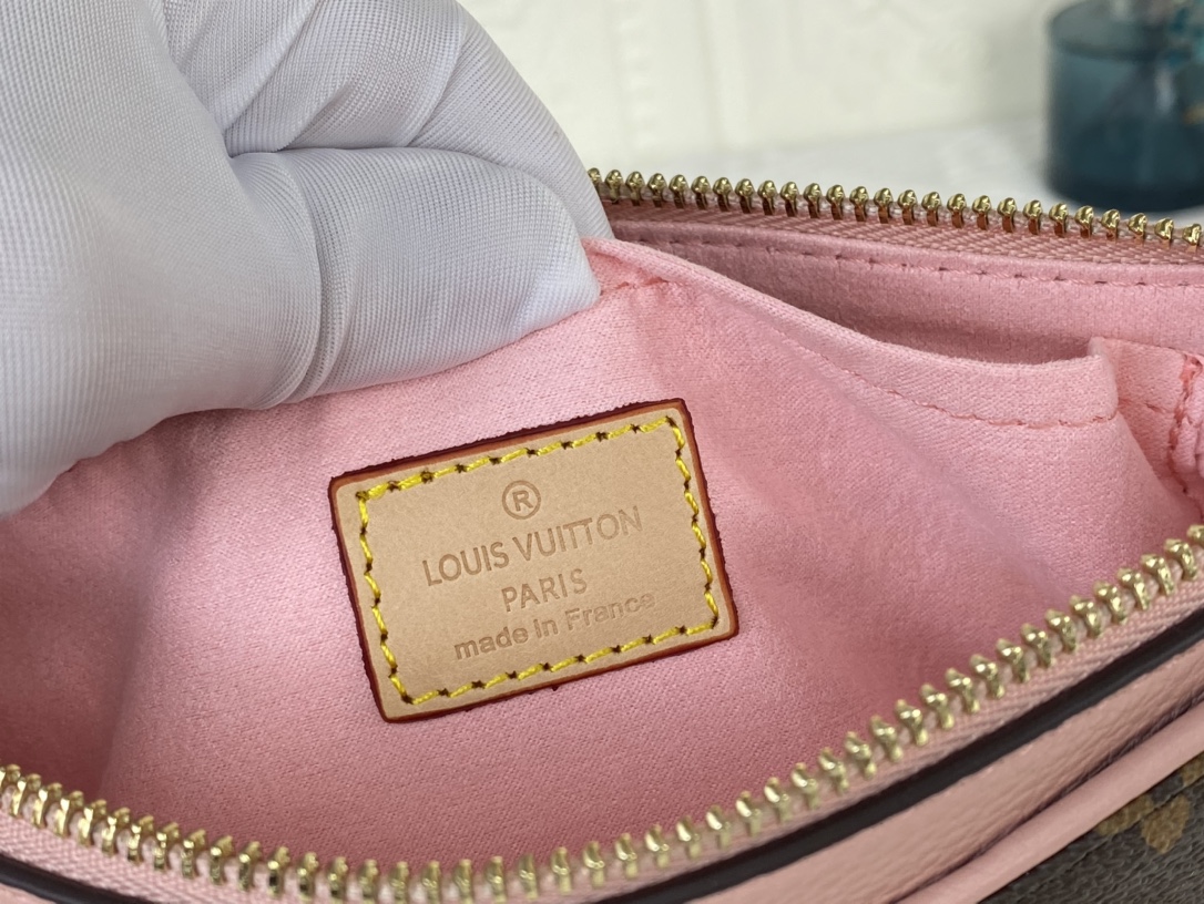Louis Vuitton Pallas BB negro/rojo/rosa-11