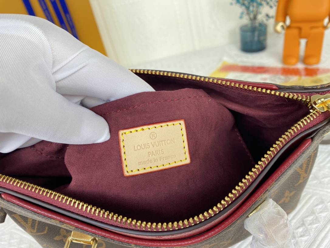 Louis Vuitton Pallas BB negro/rojo/rosa-16
