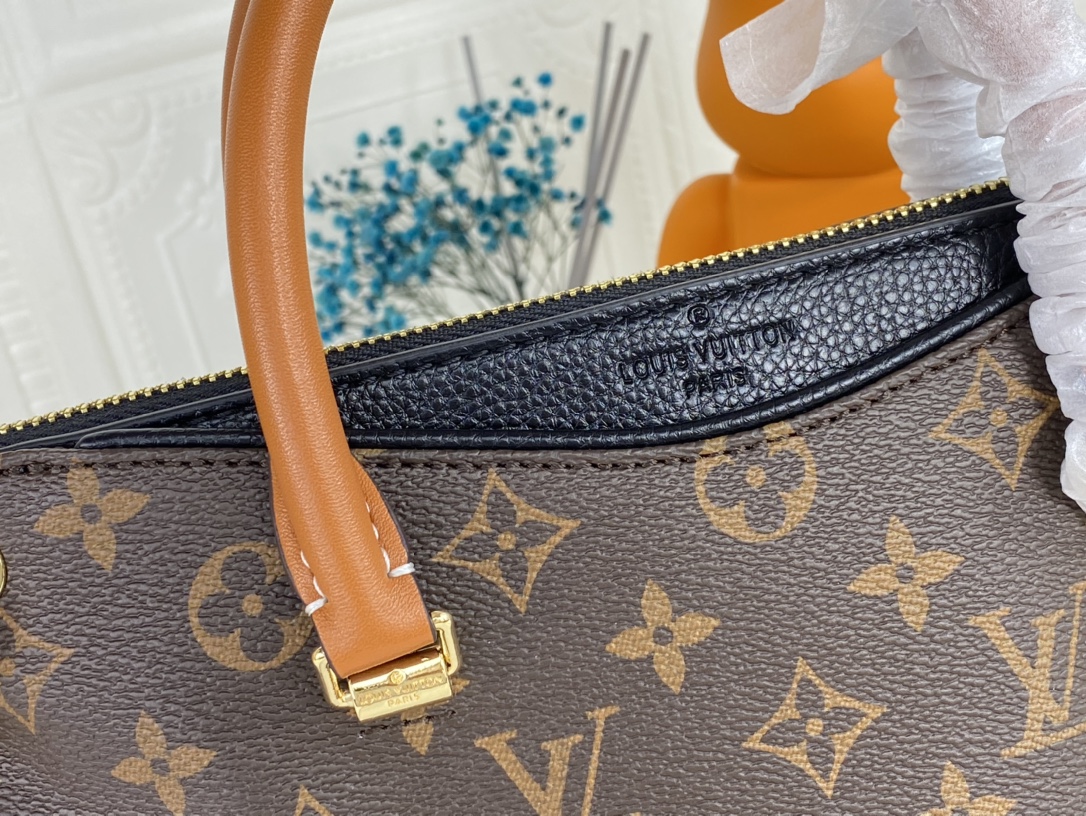 Louis Vuitton Pallas BB negro/rojo/rosa-19