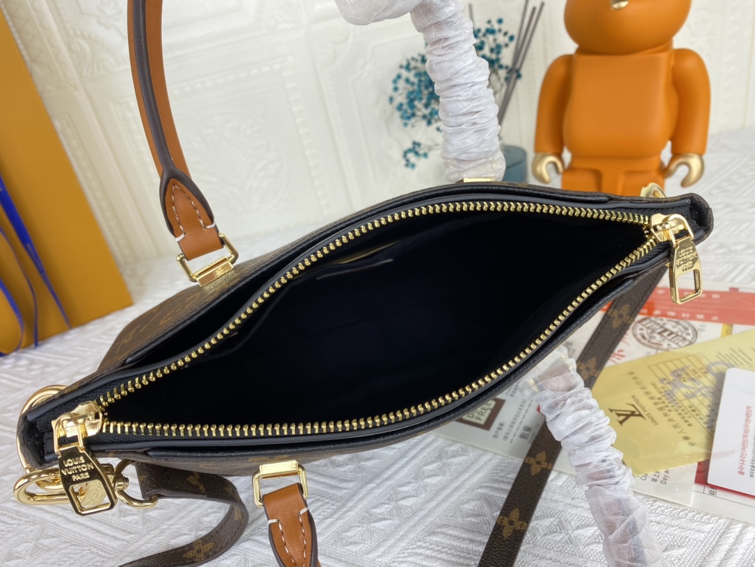 Louis Vuitton Pallas BB negro/rojo/rosa-20