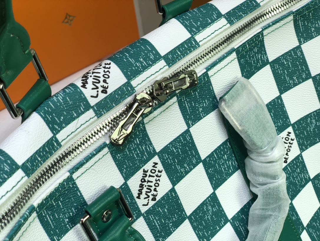 Louis Vuitton Keepall Bandouliere 45 Verde/Negro-2
