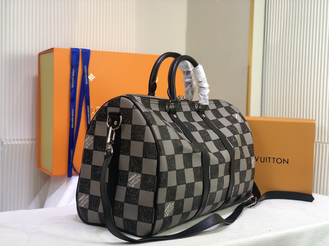 Louis Vuitton Keepall Bandouliere 45 Verde/Negro-7